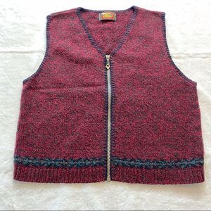 Alps Women’s Wool Blend Knit Vest Size Medium